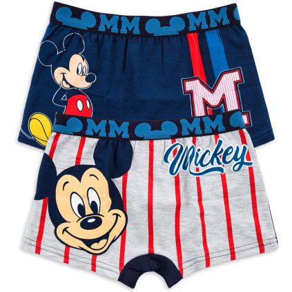f0 chlapecke boxerky mickey mosue modro sede