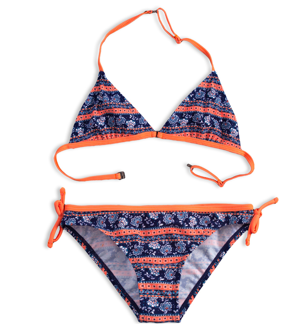 Dívčí plavky KNOT SO BAD HOLIDAY oranžové Velikost: 140