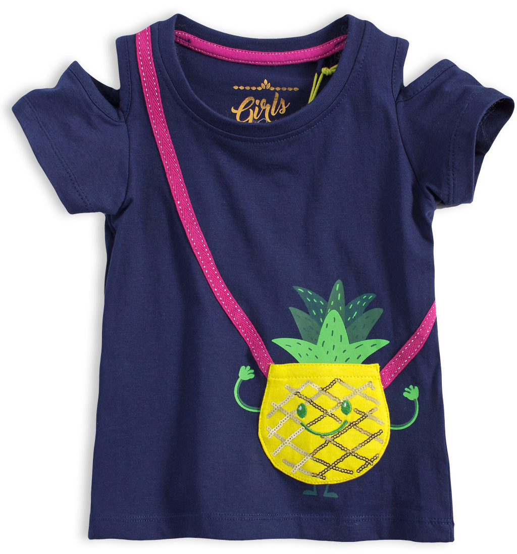 Dívčí tričko Lemon Beret ANANAS modré