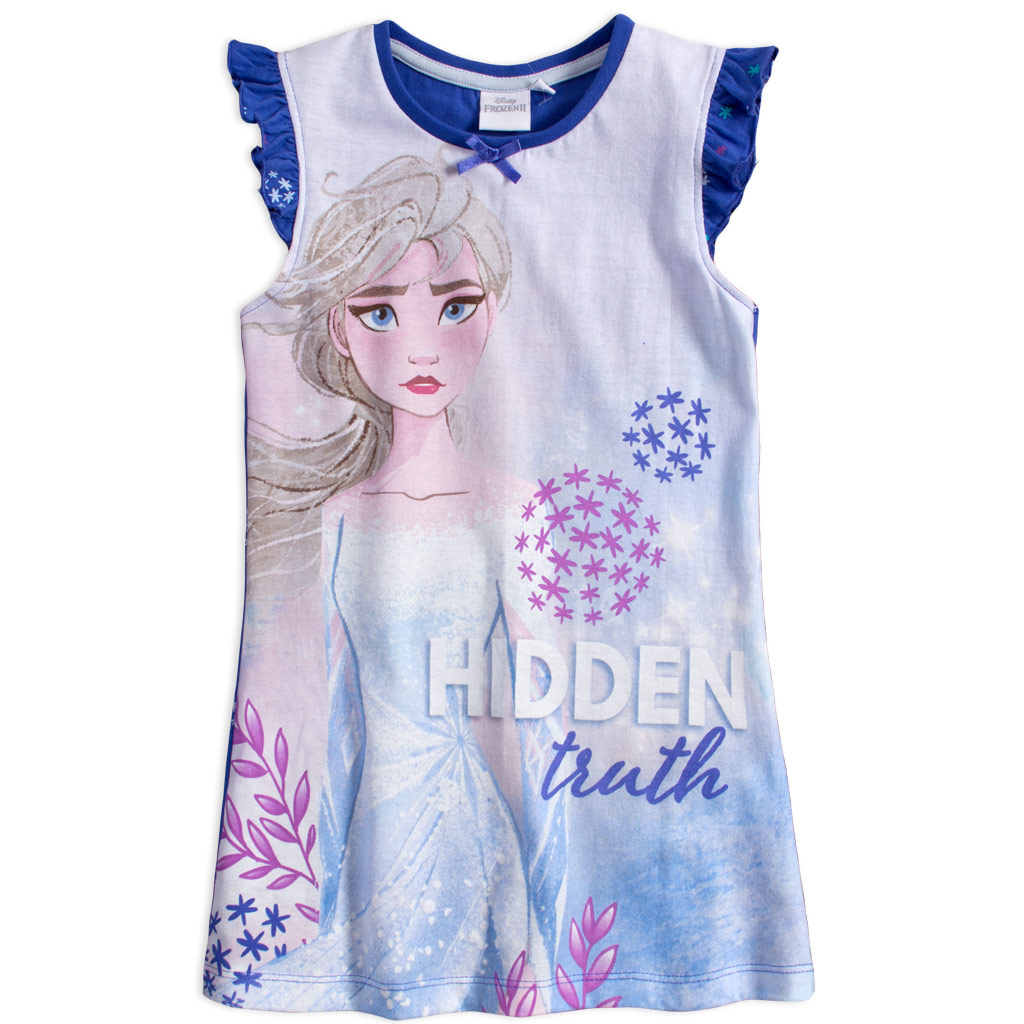 Dívčí noční košile DISNEY FROZEN HIDDEN TRUTH modrá