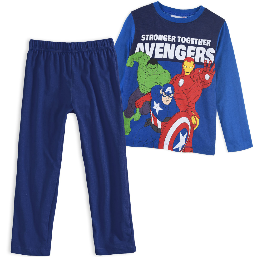 Chlapecké pyžamo AVENGERS STRONGER modré