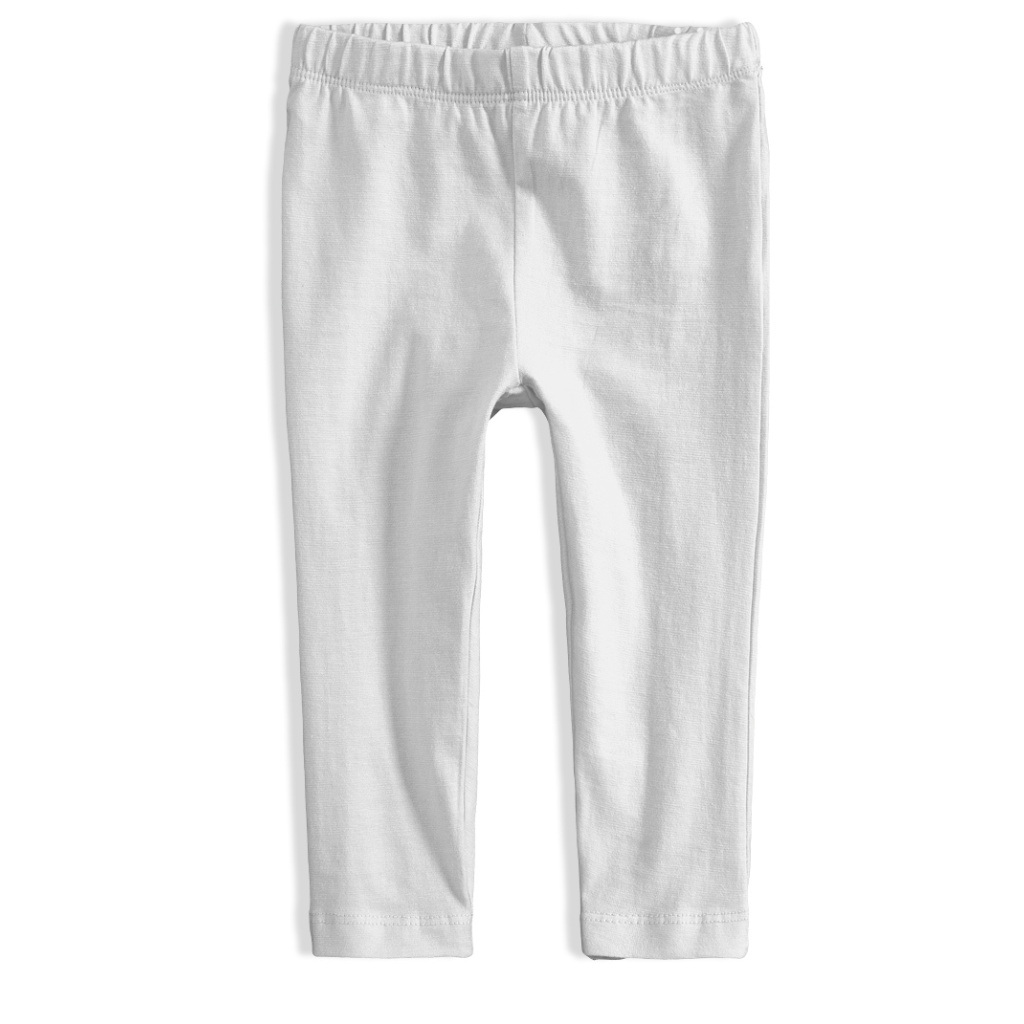 Kojenecké 7/8 legíny KNOT SO BAD bílé