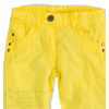 Dívčí plátěné kalhoty Knot So Bad YELL žluté