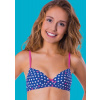 Dívčí podprsenka KEY PUNTÍKY modrá