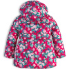 Dívčí zimní bunda LEMON BERET KYTIČKY růžová