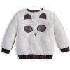 Dětská chlupatá mikina KNOT SO BAD PANDA bílá