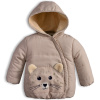 Dětská zimní bunda KNOT SO BAD ANIMALS béžová