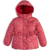 Dívčí zimní bunda LEMON BERET POTISK oranžová