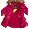 Dívčí zimní bunda LEMON BERET BEAUJOLAIS tmavě růžová