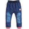 Dětské zateplené džíny CANGURINO MEDVÍDEK modré