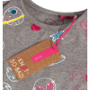 Dívčí tričko s dlouhým rukávem KNOT SO BAD UNIVERSE šedé