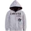 Dívčí rozepínací mikina Mix´nMATCH SWEETY GIRL šedá