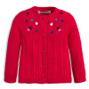 Kojenecký dívčí svetr BABALUNO SPARKLE červený