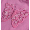 Dívčí tričko KNOT SO BAD MOTÝL růžové