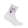 Dívčí ponožky s obrázkem GATTA LITTLE LOVE šedé