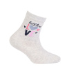 Dívčí ponožky s obrázkem GATTA LITTLE LOVE šedé