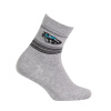Chlapecké ponožky se vzorem GATTA SPORTOVNÍ AUTO šedý melír