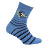 Vzorované chlapecké ponožky WOLA FORMULE modré