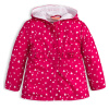 Dívčí jarní bunda KNOT SO BAD SRDÍČKA růžová