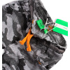 Chlapecké úpletové kraťasy KNOT SO BAD CAMOUFLAGE oranžový potisk