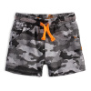 Chlapecké úpletové kraťasy KNOT SO BAD CAMOUFLAGE oranžový potis