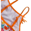 Dívčí plavky vcelku KNOT SO BAD PLAMEŇÁCI oranžové