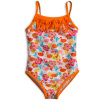 Dívčí plavky vcelku KNOT SO BAD PLAMEŇÁCI oranžové