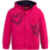 Dívčí mikina LOSAN SRDCE HVĚZDA růžová
