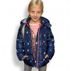 Dívčí zimní bunda LEMON BERET SRDÍČKA modrá