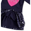 Dívčí šaty s překlápěcími flitry KNOT SO BAD FUN modré