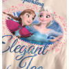 Dívčí tričko Disney FROZEN ELEGANT ICE krémové