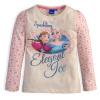 Dívčí tričko DISNEY FROZEN ELEGANT ICE krémové