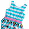 Dívčí letní šaty DISNEY MINNIE SUMMER tyrkysové pruhy