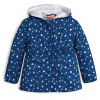 Dívčí jarní bunda KNOT SO BAD SRDÍČKA modrá