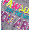 Dívčí tričko PAW PATROL PAWSOME šedé