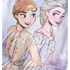 Dívčí tričko z BIO bavlny DISNEY FROZEN COURAGE modré