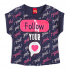 kyly divci crop top modry follow