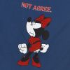 Dámské tričko DISNEY MINNIE NOT AGREE modré