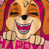 HU2148 PI3 divci pyzamo paw patrol skye ruzove 0