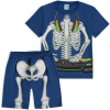 111274 chlapecke pyzamo skeleton dj modre