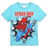 EV1056 BL3 chlapecke tricko spiderman tyrkysove