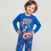 pyzamo captain america marvekl modre
