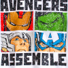 chlapecke tricko avengers assemble bile 2