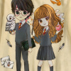 EMA divci pyzamo harry potter a hermiona zlute 1