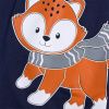 KYE chlapecke pyzamo svitici lisky modre kyly 0