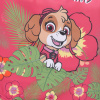 EX1834 DIVCI PLAVKY PAW PATROL SKYE RUZOVE0