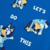 EMA CHLAPECKÉ LETNÍ PYŽAMO BLUEY MODRo bile 2