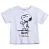 EMA DIVCI LETNI PYZAMO SNOOPY RUZOVO BILE 1