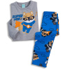 chlapecke pyzamo svitici ve tme myval superman sedo modre