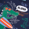 chlapecke svitici pyzamo alligator tmave modre aloha 0